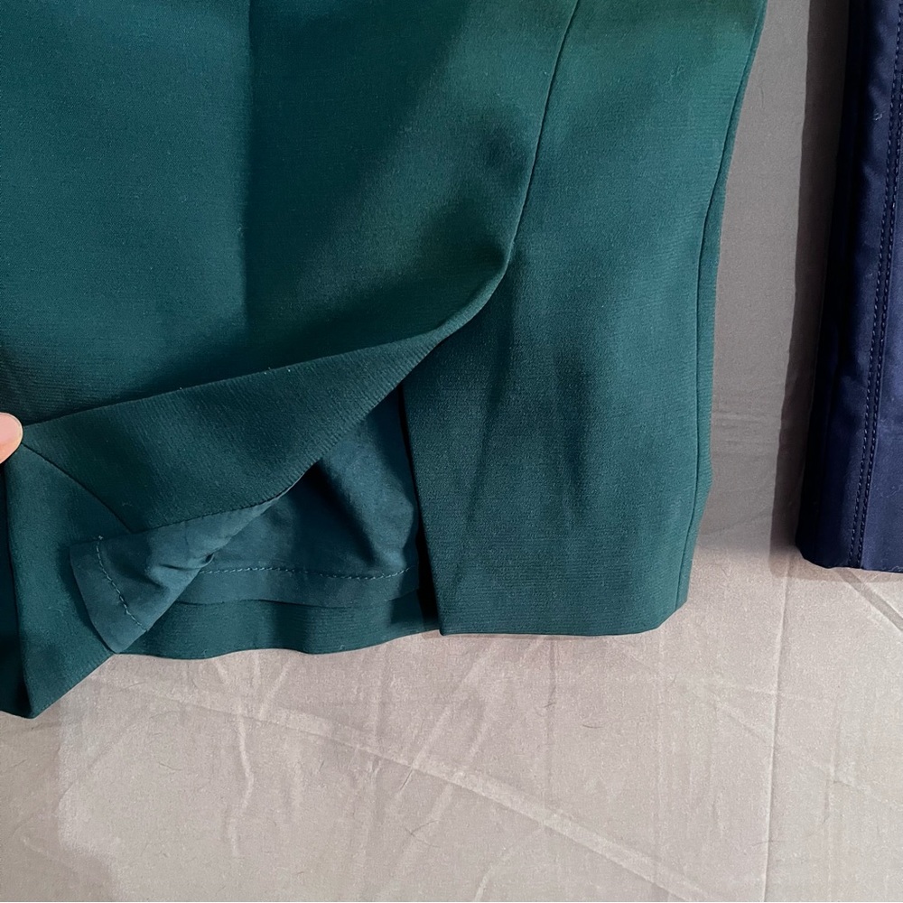 NWOT “BUNDLE”Elegant Green and Navy pencil Skirt Set Sise 00 - Picture 5 of 8